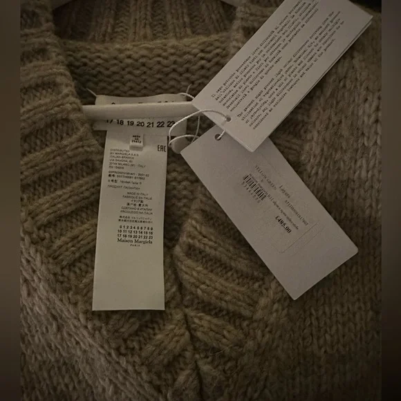 NWT Maison Margiela Alpaca Knit Vest Size Small